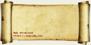 Jovana Popovac vizit kartica